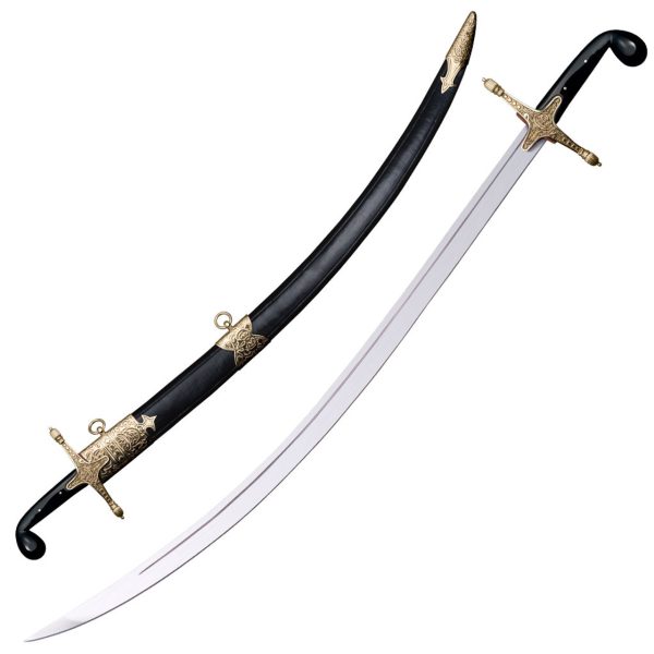 Dance of Steel: The Elegance of the Curved Shamshir Sword"